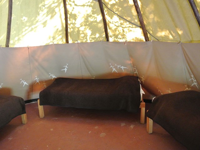 Inside-tent