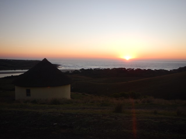 Xhosa homestay sunset